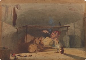 Sam Weller földesura a flottában, 1853-1855. alkotó: James Abbott McNeill Whistler