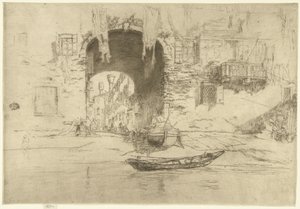 San Biagio Huszonhat rézkarcból álló készlet (sorozat címe) alkotó: James Abbott McNeill Whistler