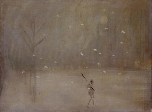 "Hóvihar: Nocturne", 1854-1903 alkotó: James Abbott McNeill Whistler