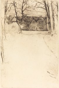 Speke Hall, 1. szám, 1870. alkotó: James Abbott McNeill Whistler