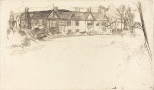 Speke Hall, 2. szám, 1875. alkotó: James Abbott McNeill Whistler