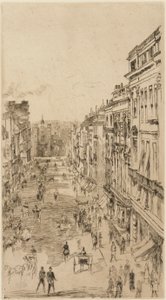 St. James Street, 1878. alkotó: James Abbott McNeill Whistler