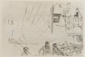Stevens hajóélete, 1859. alkotó: James Abbott McNeill Whistler