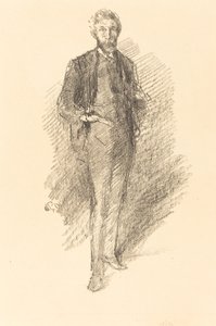 Tanulmány: Joseph Pennell, 1896. alkotó: James Abbott McNeill Whistler