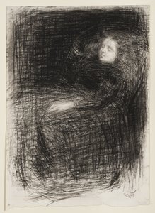 Tanulmány az "Alvóhoz", 1863 alkotó: James Abbott McNeill Whistler