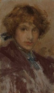 Tanulmány egy lány fejéről és válláról, 189697. alkotó: James Abbott McNeill Whistler