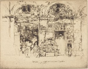 Napraforgók, Rue des Beaux-Arts, 18921893. alkotó: James Abbott McNeill Whistler