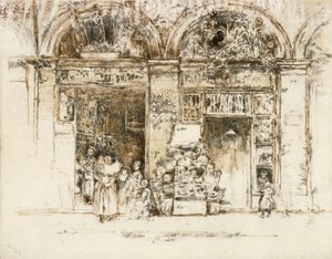 Napraforgók, Rue des Beaux-Arts, 1892-93 körül alkotó: James Abbott McNeill Whistler