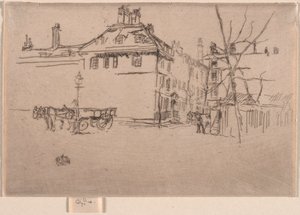 Templom, 1886. alkotó: James Abbott McNeill Whistler