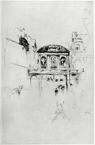 Temple Bar, 19. század, 1904. alkotó: James Abbott McNeill Whistler
