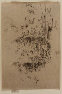 Az apátsági jubileum, 1887. alkotó: James Abbott McNeill Whistler