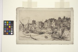 Az "Ádám és Éva", Old Chelsea (rézkarc) alkotó: James Abbott McNeill Whistler