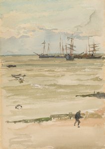 The Anchorage, 1882-1884.  alkotó: James Abbott McNeill Whistler