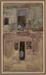 Az erkély, 1888 körül alkotó: James Abbott McNeill Whistler