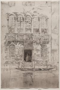 Az erkély, c. 1880. alkotó: James Abbott McNeill Whistler