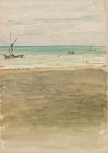 A fürdőzők, 1882-1883. alkotó: James Abbott McNeill Whistler