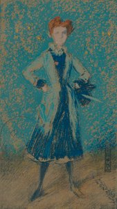 A kék lány, 1874 alkotó: James Abbott McNeill Whistler