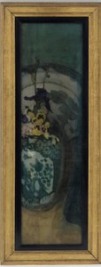 A kék lány töredéke: Lila és kék, 1872-1876. alkotó: James Abbott McNeill Whistler