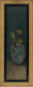 A kék lány töredéke: Sárga és kék, 1872-1876. alkotó: James Abbott McNeill Whistler