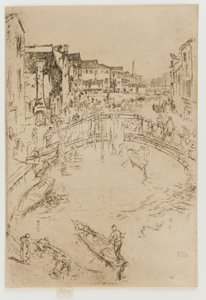 A híd, Santa Marta, 1879-1880. alkotó: James Abbott McNeill Whistler