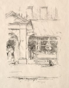 A hentesek kutyája, 1896. alkotó: James Abbott McNeill Whistler