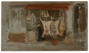 A hentesüzlet, 1888-89 körül (olaj, fapanel) alkotó: James Abbott McNeill Whistler