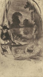 A tábor, 1861, 1879. alkotó: James Abbott McNeill Whistler