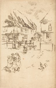 A kakas és a szivattyú c. 1887. alkotó: James Abbott McNeill Whistler