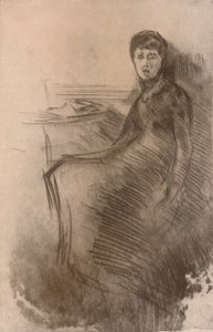Az íróasztal, c1870, 1904 alkotó: James Abbott McNeill Whistler