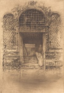 Az ajtó, 1880. alkotó: James Abbott McNeill Whistler