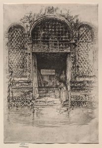 Az ajtó, 1880. alkotó: James Abbott McNeill Whistler