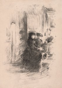 A duett, 1894. alkotó: James Abbott McNeill Whistler