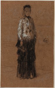 A hermelinkabát, 1870-1873. alkotó: James Abbott McNeill Whistler