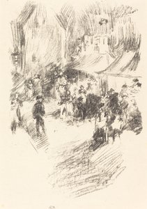 A Vásár, 18951896. alkotó: James Abbott McNeill Whistler