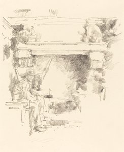 A kandalló, 1893. alkotó: James Abbott McNeill Whistler