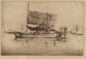 A halászhajó, 1879-1880. alkotó: James Abbott McNeill Whistler