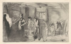 A kovácsműhely, 1861. alkotó: James Abbott McNeill Whistler