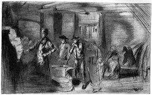 The Forge, 1860, 1904. alkotó: James Abbott McNeill Whistler