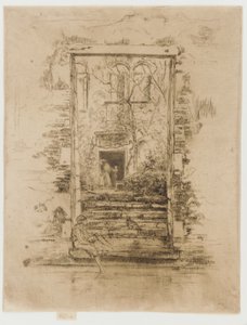 A kert, 1879-1880. alkotó: James Abbott McNeill Whistler