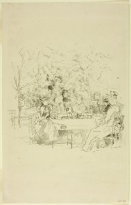 A kert, 1891 alkotó: James Abbott McNeill Whistler