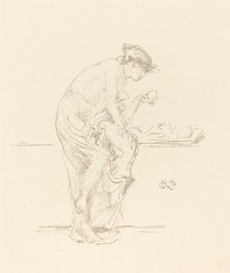 A horoszkóp c. 1889. alkotó: James Abbott McNeill Whistler