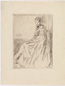 A Maud levél, ülve, 1873. alkotó: James Abbott McNeill Whistler