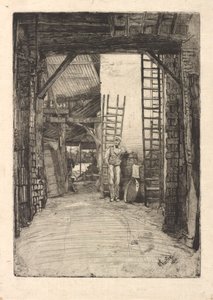 A mészégető, 1859. alkotó: James Abbott McNeill Whistler