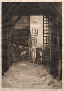 A mészégető, 1859. alkotó: James Abbott McNeill Whistler