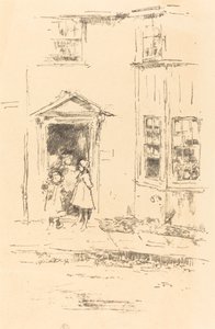 The Little Doorway, Lyme Regis, 1895. alkotó: James Abbott McNeill Whistler