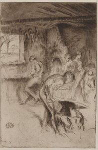 The Little Forge, Liverpool, 1875. alkotó: James Abbott McNeill Whistler