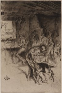 The Little Forge, Liverpool, 1875. alkotó: James Abbott McNeill Whistler