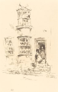 The Little Steps, Lyme Regis, 18951896. alkotó: James Abbott McNeill Whistler