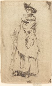 A Köpeny. alkotó: James Abbott McNeill Whistler