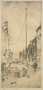 Az árboc. alkotó: James Abbott McNeill Whistler